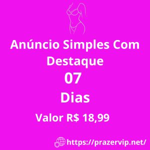 Vale 01 Anúncio Turbo Com Destaque Por 07 Dias